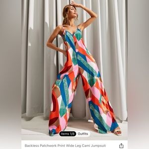 Multi color pant jumpsuit
